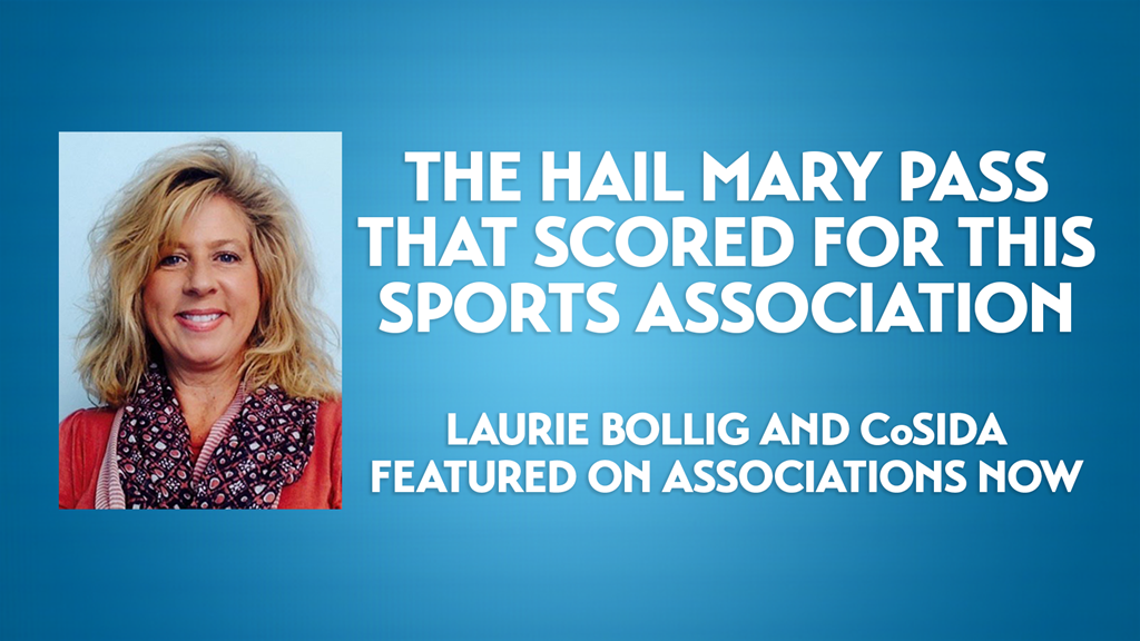 Laurie Bollig and CoSIDA Featured on AssociationsNow.com